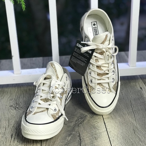 NWT Converse Ctas 70 Egret Gold WMNS - Picture 5 of 8